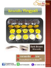 สีสำหรับฝึก Yingyali Dark Brown Color (สีน้ำตาลเข้ม) 0
